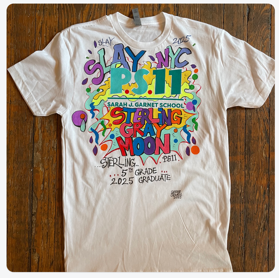 Looking for a great holiday gift!? Be a part of the "P.S.11 x Art with George Sewell" collab!